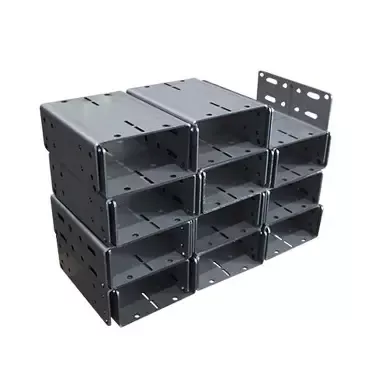 Plaatwerkverwerking van stroomkasten