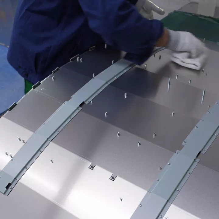 Roestvrijstalen gebogen plaat voor industrieel gebruik